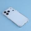 For iPhone 17 Pro Max Phone Case TPU+Acrylic 1.5mm Shockproof Clear Back Cover