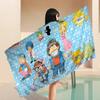 Dr S-Slump Anmie Anime Beach Swimming Towel Soft Absorbent Washcloth Children's Gifts For Kids Travel Camping Gym