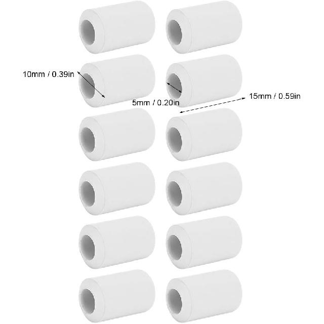 12 Pcs Keg Lid Feet, Plastic Keg Lid Feet Portable Replacement for Homebrew Beer Keg Parts Kegging Home Brewed Hardware Tool
