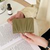 Korean Style PU Pleated Wallet Sewn Short Small Bag Portable Simplified Purse Work