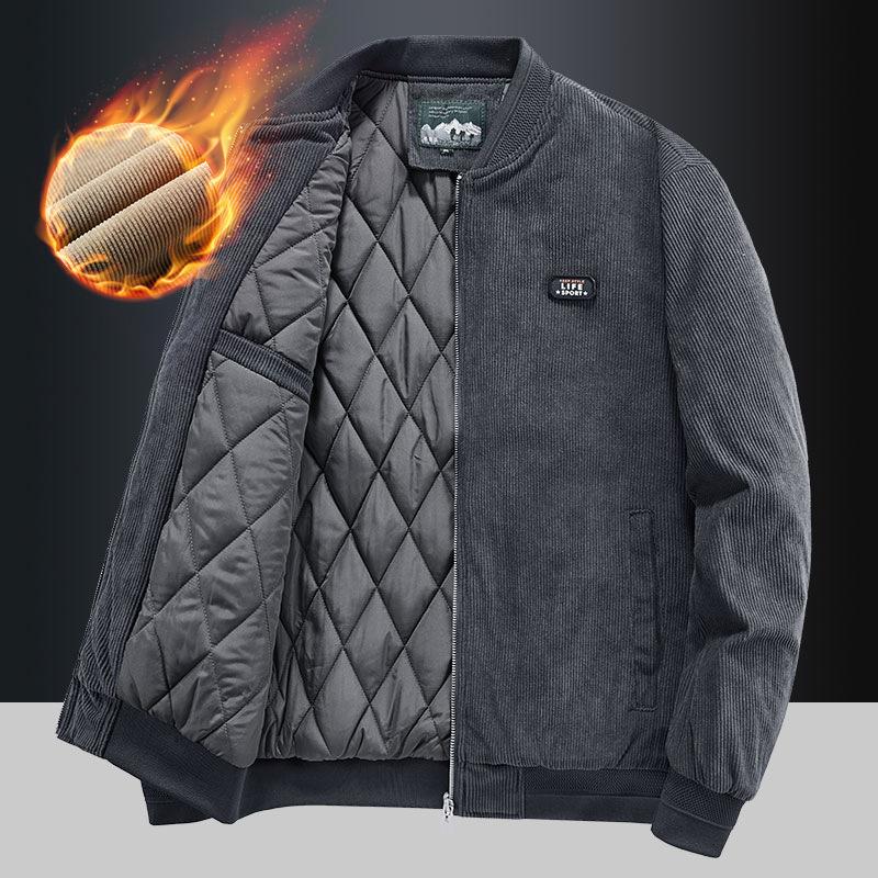 Fleece Jacket Men s Autumn and Winter Top New Casual Jacket Men s Clothes M
