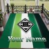 Benutzerdefinierter Teppich mit Aufdruck Borussia Mönchengladbach Rutschfester Bodenbelag Für Wohnzimmer Dekoration
