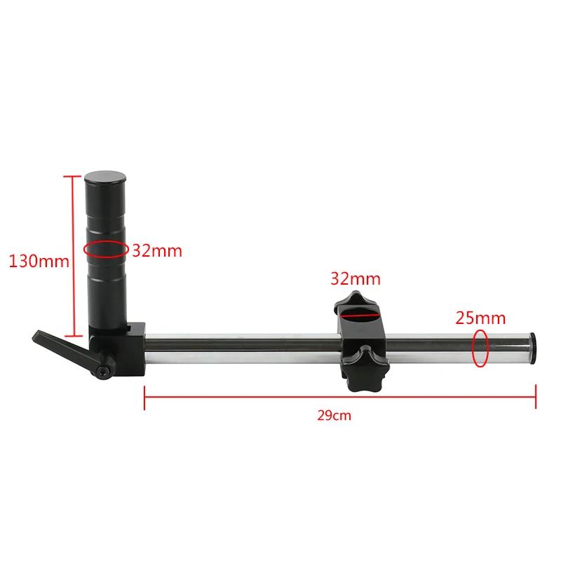 Diameter 25mm/32mm Heavy Duty Multi Axis Adjustable Metal Arm Support For Video Industry Microscope Table Stand Part Holder