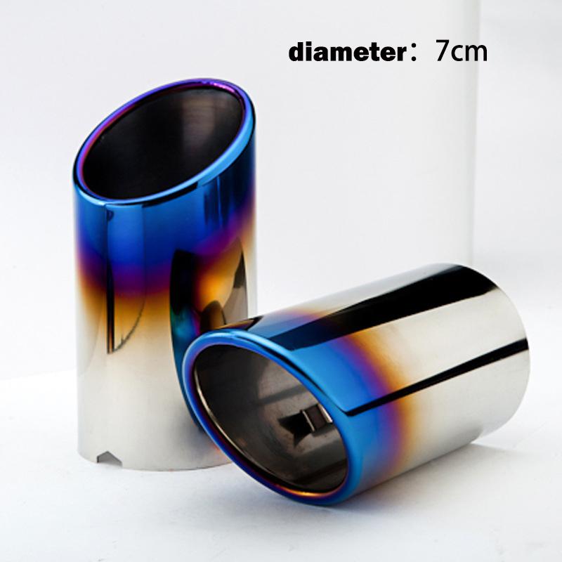 For VW Golf 6 7 Mk6 Mk7 New Lavida Bora Sagitar Tiguan Scirocco 1.4T Exhaust Muffler Stainless Steel Exhaust Tip