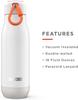 ZOKU Stainless Steel Bottle, 500ml, Matte White