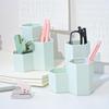 Large Capacity Hexagonal Desktop Organizer Pen Container Holder Storage Pencil Cup 3 Slot Stand School Office Supplies