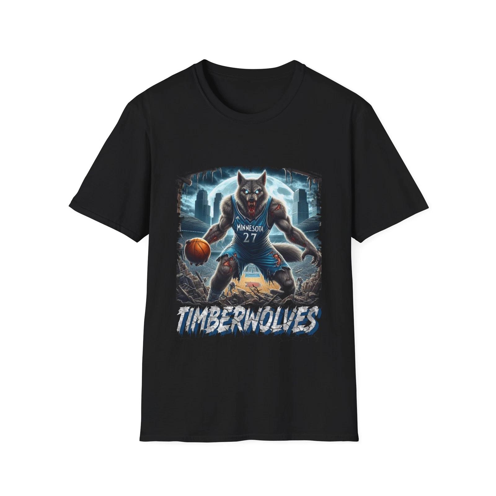 Minnesota Timberwolves Horror Mashup T-Shirt S