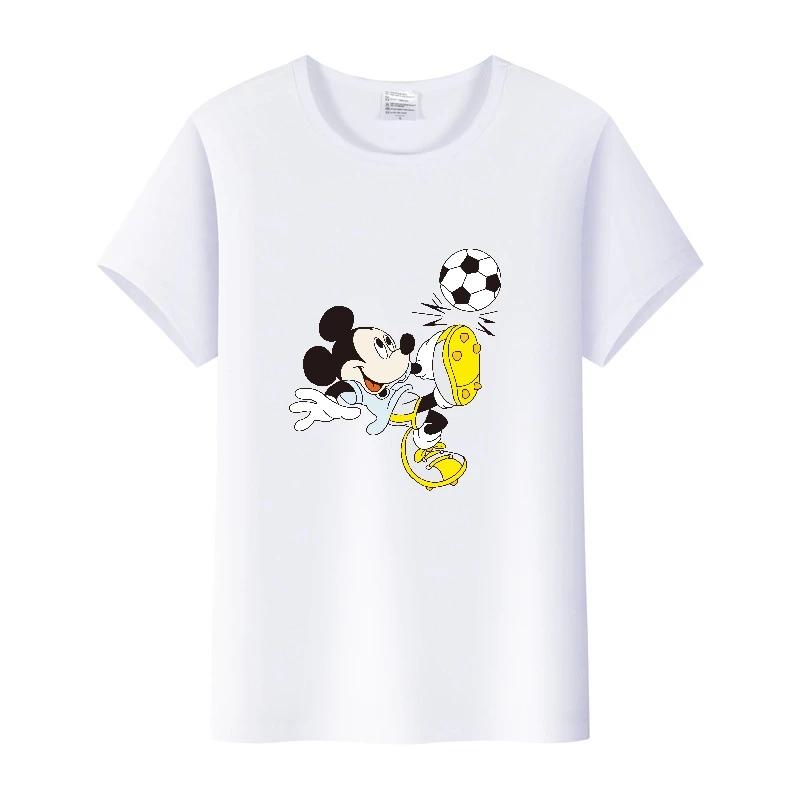 Kawaii Summer Short Sleeve t-shirt Cartoon Tshirt Female Top Loose Tee Mickey Mouse Graphic Clothes Gift Unisex