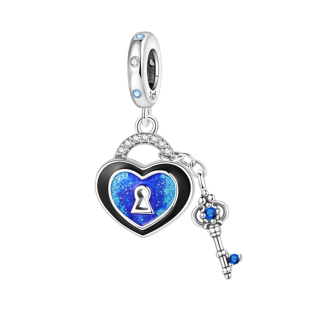 Copper Heart Gesture Model Original Pendants Bracelet Charms Jewelry Party Beads Diy Trendy Gifts