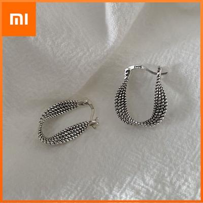925 Sterling Silver Vintage Earrings For Women Trendy Earring Jewelry Prevent Allergy Party Accessories Gift