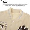 Tide Brand AC Milan Embroidery Leather Sleeve Baseball Jacket