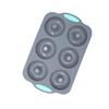 Non Stick Silicone Donut Mold 6 Hole Baking Cake Molds High-quality Pudding Mould  Baking Pastry