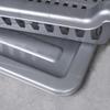 Gray dish drying rack 46x37x8.5 cm