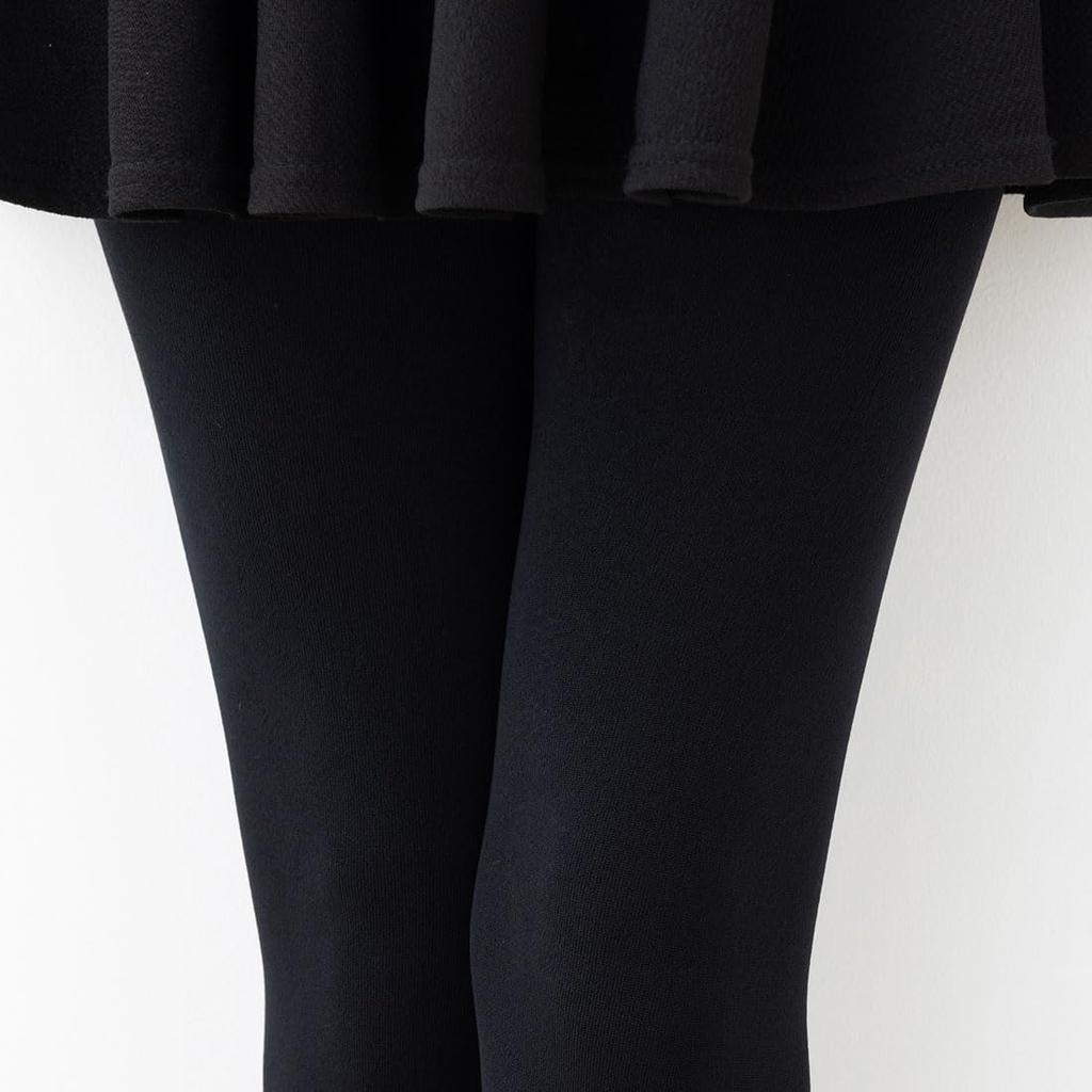 Plain 160 with Back Fleece Fukusuke [Daily Satisfaction] Tights, Denier, Gusset, Lined,