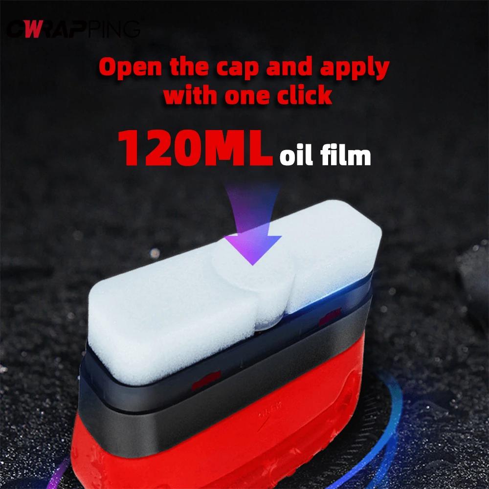 Car Windshield Cleaning Brush Glass Oil Film Remover Front Dashboard Side Window Rearview Mirror Cleaning Agent Water Repellent