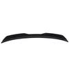 Rear Window Roof Spoiler Visor Deflector Universal Fit Reduce Resistance Window Top Lip Molding Trim Glossy Black