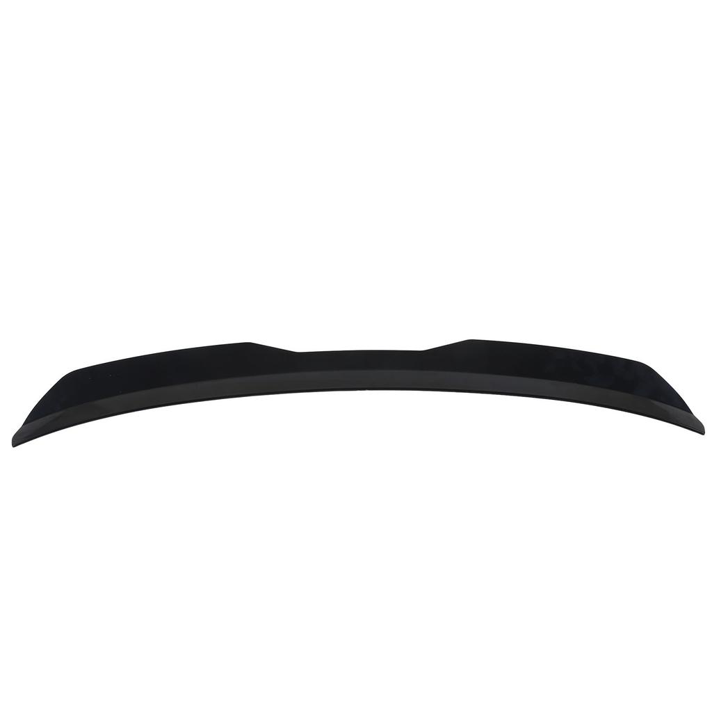 Rear Window Roof Spoiler Visor Deflector Universal Fit Reduce Resistance Window Top Lip Molding Trim Glossy Black