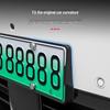 Ideal I6/i8 Full-Edge ABS Green License Plate Frame - New Energy Car Accessory