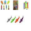 Colorful Kids Diving Toy Set With Water Rings Torpedo Pool Fun For Ages 3 To 6 Years