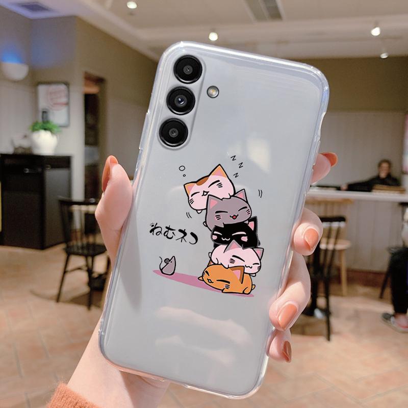 For Samsung A15 5G Case 6.5 Inch Face Cover Soft Silicone Clear TPU Phone Case For Samsung Galaxy A56 A16 A26 A36 Fundas Bumper