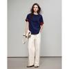 Women's Wide Leg Jeans with Front Slit