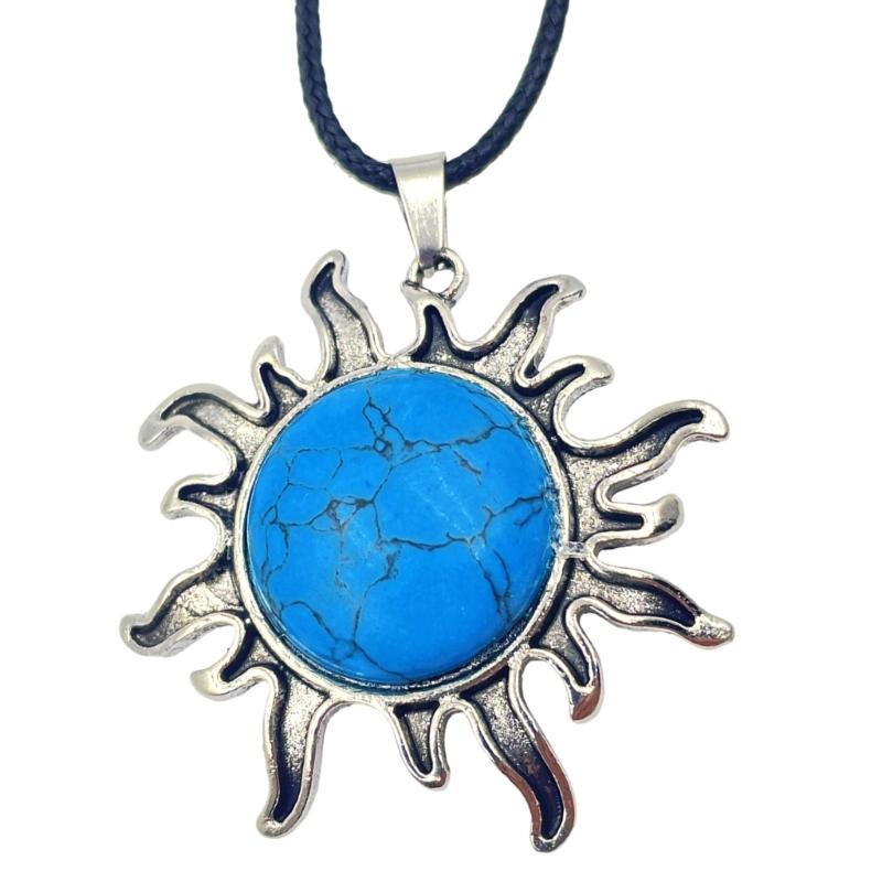 

Ожерелье с подвеской в виде сверкающего кристалла-солнца, высокой чистоты, модная бижутерия, Хэллоуин, шарм, для вечеринки, повседневное шейное украшение для женщин 1