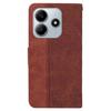 For Xiaomi Redmi Note 14 5G Case Geometry Pattern Leather Wallet Phone Cover with Wrist Strap
