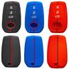 3 Buttons Silicone Car Key Holder Shell Case Cover Keychain For Toyota Corolla Hatchback Yaris Cross Hilux Lc200 Lc250 Lc300