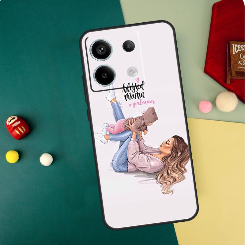 

Мама Папа Сын Дочь Малыш Чехол Для Xiaomi Redmi Note 13 Pro 14 12 11 10 15 Pro Plus Redmi 15 14C 13C 10C 12C 15C Funda Redmi Note 12 4G