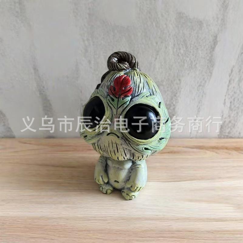 Funny alien elf doll fantasy creature ornament elf sculpture is suitable for home desktop decoration ornament