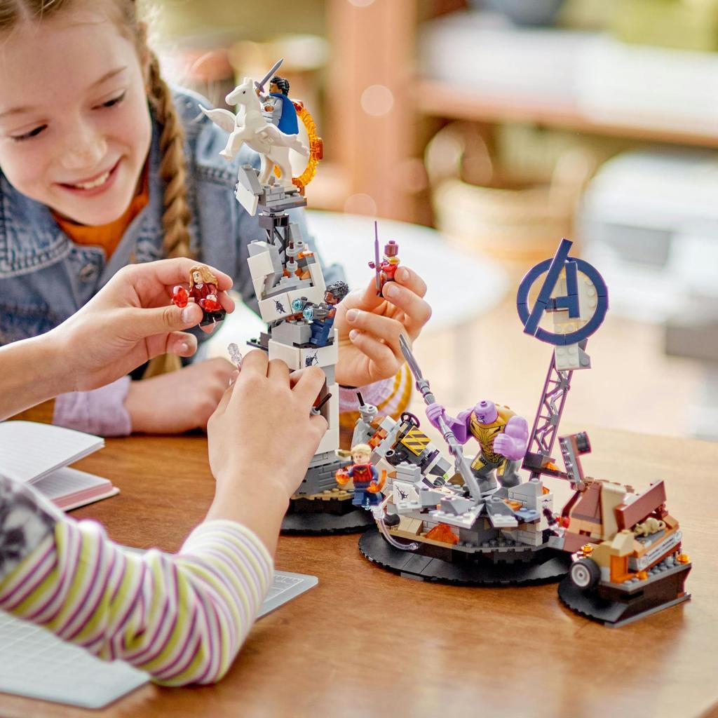 LEGO Superbohaterowie Koniec gry Ostateczna bitwa Zabawka Zabawka Prezent Urodzinowy Blok Boże Narodzenie Chłopcy Dziewczynki Dzieci 10 lat 11 lat 12 lat Szkoła podstawowa