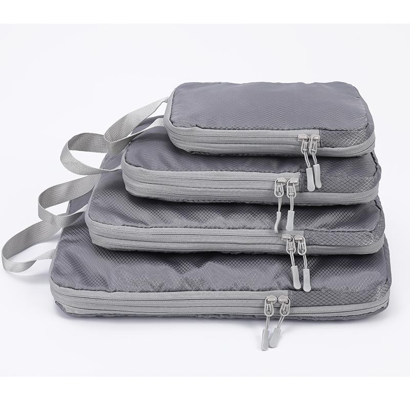 Komprimierbares 4-teiliges Set Business-Reise-Aufbewahrungstasche, Einfache und vielseitige vertikale wasserdichte Organizer-Tasche