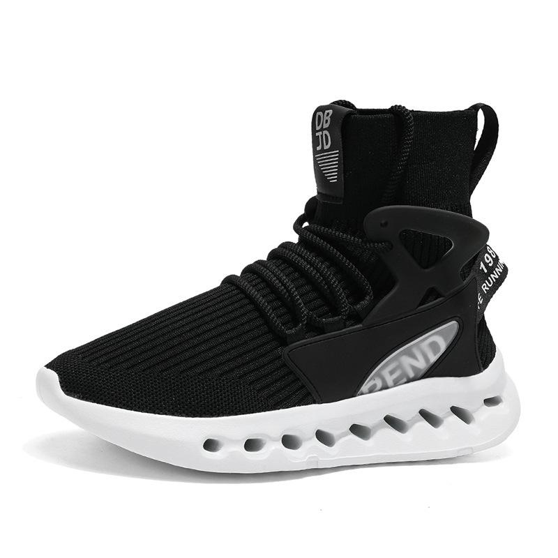 Frühlings- und Herbst-Plateau-Sneaker Leichte und atmungsaktive High-Top-Laufschuhe Studenten-Sneaker