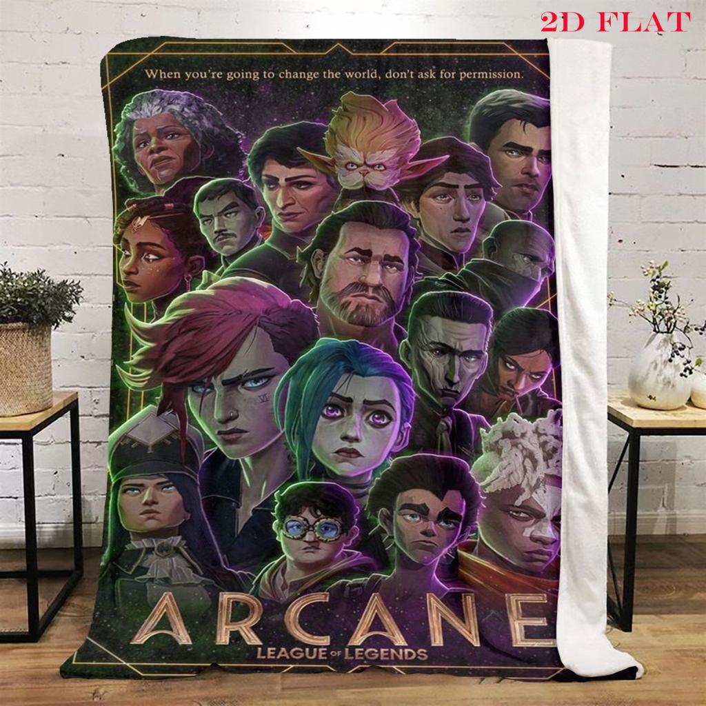 Fantasy Warriors Unite blanket Camping trip blanket Office rest blanket bedroom Digital printing