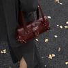 Women PU Leather Shoulder Bag 2025 Winter Retro Underarm Bag Luxury Designer Trend Female Small Handbags and Purses