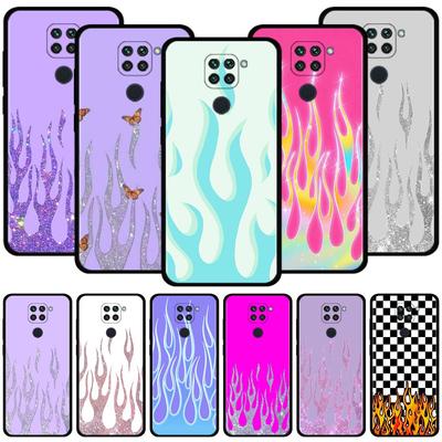 Pro Xiaomi Redmi Note 10 Pro Max 5g 9 4g 9t 9s 8 8t 7 Kryt pro Redmi K40 Pro Plus 9 9a 9c Shell Fashion Beautiful Flame Fire