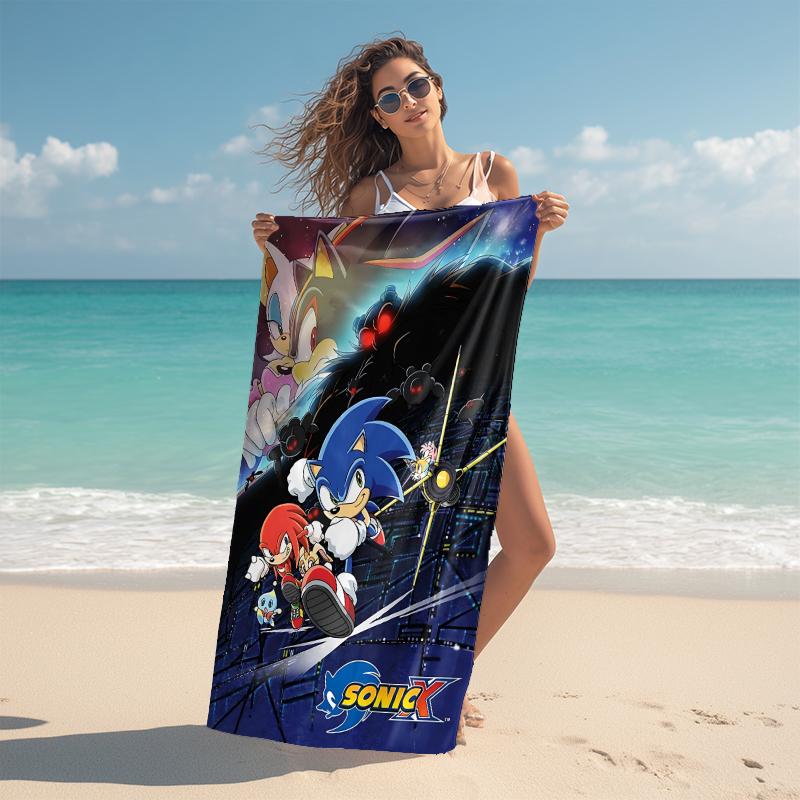 1Pc Speedsters Action Beach Towel Microfiber Beach Towel Thin Absorbent For Beach Swimming Yoga Bath Sports 0917239
