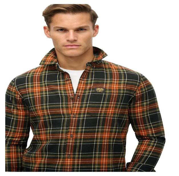 Superdry Lumber рубашка с длинным рукавом
