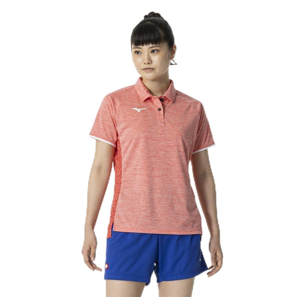 

Mizuno Table Tennis Game Short JTTA Dubally Size 82JAB210 Shirt, Sleeve, Certified, Moisture-Wicking, Quick-Drying, Women s, Red, 2XL,