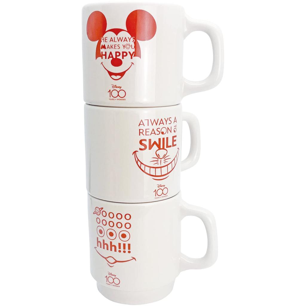 Sun Art Walt Disney Company 100th Anniversary D100 Stacking Mug In Cheshire Birthday Made In "Alice Wonderland" Cat, Approx. 305ml, Tableware,