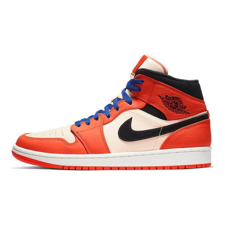 Jordan 1 Mid 'Team Orange Black' Jordan 852542-800