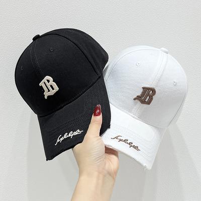 Damen Einfache Mode Baseballkappe mit Buchstabenstickerei, Leichte und Atmungsaktive Outdoor Sonnenhut, Geeignet für Urlaub und Täglichen Gebrauch