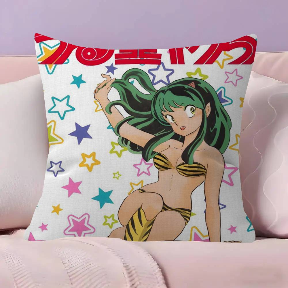Urusei Yatsura Anime 4545cm Cushion Cover Pillow Cover Decor Pillowcase Home Pillowcase for Couch Pillow