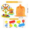 Childrens Diy Plastic Building Blocks Assembly Interlocking Early Education