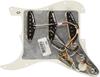 Fender Strat Steel Parchment PG Pre-Wired Pickguard, Tex-Mex Strap, 11-Hole