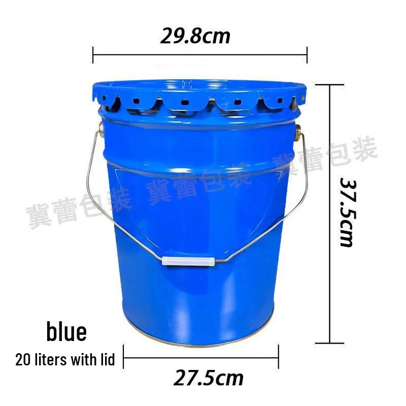 ZISIZ Круглое железное пустое ведро для краски