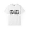 Custom Kpop "I Love My Boyfriend" Shirt and Kids Shirt, Pick Your Idol, Fan Merch