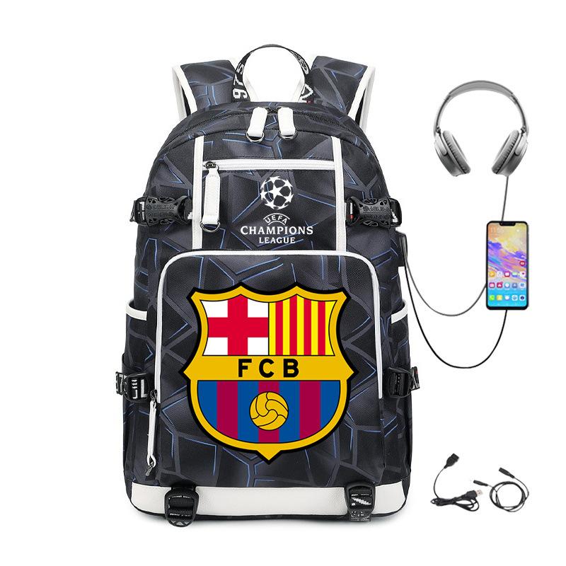 Casual Schoolbag, Simple Outdoor Usb Interface, Large-Capacity Travel Bag, Load Reduction Trend Backpack