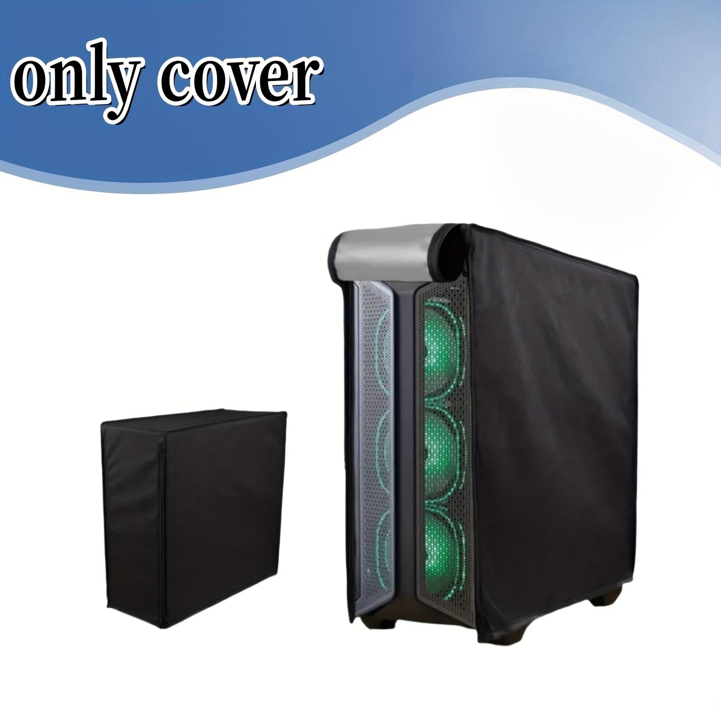 Desktop CPU Case Dust Cover All-inclusive Design with Zipper Suitable for Most Computers Scratch-resistant and Wear-resistant 50x21x46cm чёрный 2930₽