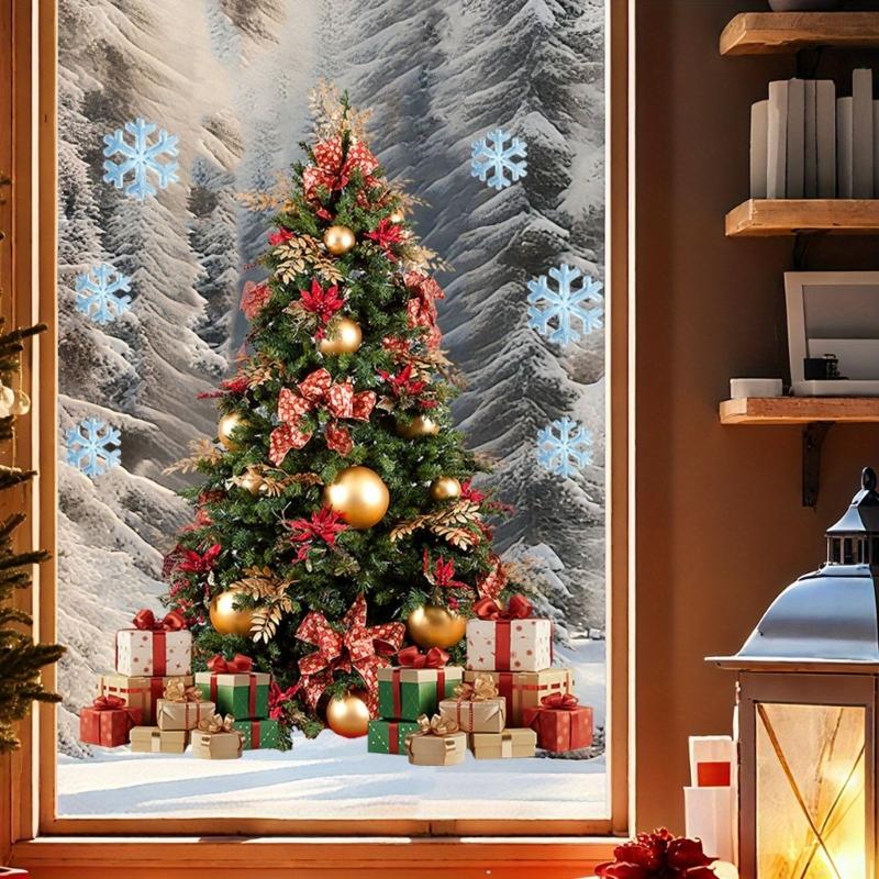 Vánoční dekorace, Vánoční samolepky na okno Xmases Koule Samolepky na okno Decal pro zimní svátky Domácí dekorace Potřeby nejlepší prodej